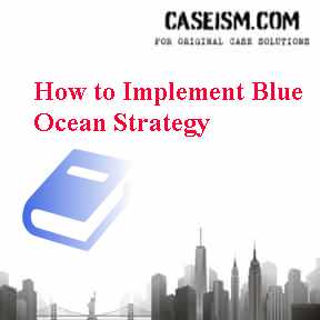 How to Implement Blue Ocean Strategy Case Solution How to Implement Blue Ocean Strategy Case Solution